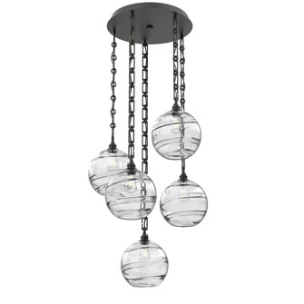 Terra Round 5pc Multi-Pendant Chain (1289|CNB0047-05-MB-OC-CH3-E2)