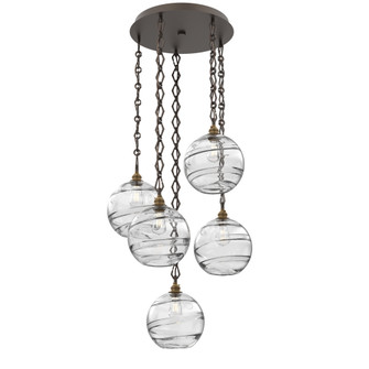 Terra Round 5pc Multi-Pendant Chain (1289|CNB0047-05-FB-OC-CH1-E2)