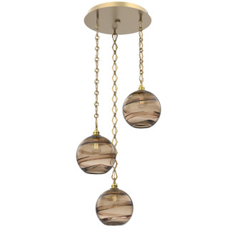 Terra Round 3pc Multi-Pendant Chain (1289|CNB0047-03-GB-OB-CH1-E2)