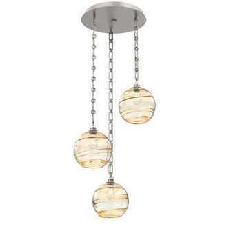 Terra Round 3pc Multi-Pendant Chain (1289|CNB0047-03-BS-OA-CH3-E2)