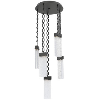Parallel Round Chain 5pc Multi-Pendant (1289|CNB0042-05-MB-CR-CH2-L1)