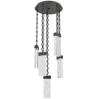 Parallel Round Chain 5pc Multi-Pendant (1289|CNB0042-05-MB-CG-CH2-L1)