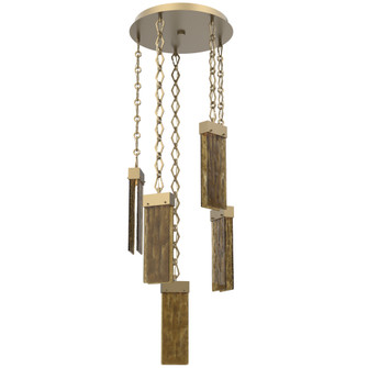 Parallel Round Chain 5pc Multi-Pendant (1289|CNB0042-05-GB-BG-CH1-L3)