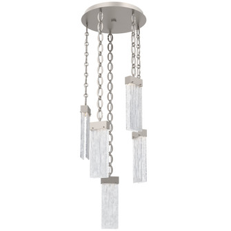 Parallel Round Chain 5pc Multi-Pendant (1289|CNB0042-05-BS-CG-CH2-L3)