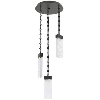 Parallel Round Chain 3pc Multi-Pendant (1289|CNB0042-03-MB-CR-CH3-L3)