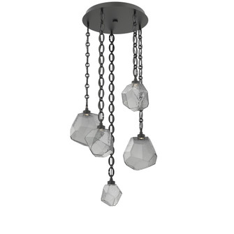 Gem Round Chain 5pc Multi-Pendant (1289|CNB0039-05-MB-S-CH2-L3)