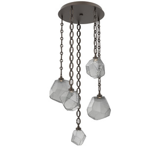 Gem Round Chain 5pc Multi-Pendant (1289|CNB0039-05-FB-S-CH2-L3)