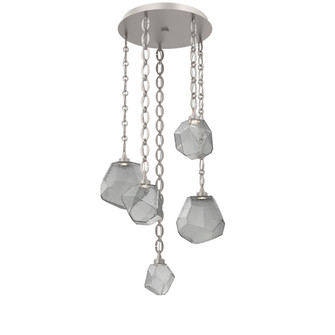 Gem Round Chain 5pc Multi-Pendant (1289|CNB0039-05-BS-S-CH2-L3)