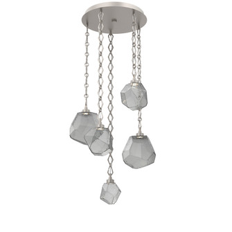 Gem Round Chain 5pc Multi-Pendant (1289|CNB0039-05-BS-S-CH1-L1)