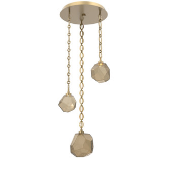 Gem Round Chain 3pc Multi-Pendant (1289|CNB0039-03-GB-B-CH2-L3)