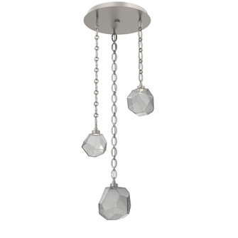 Gem Round Chain 3pc Multi-Pendant (1289|CNB0039-03-BS-S-CH2-L1)