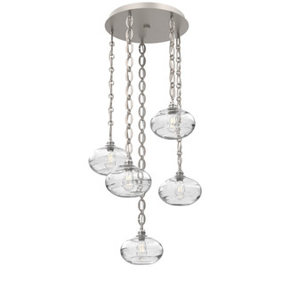 Coppa Round 5pc Multi-Pendant Chain (1289|CNB0036-05-BS-OC-CH2-E2)