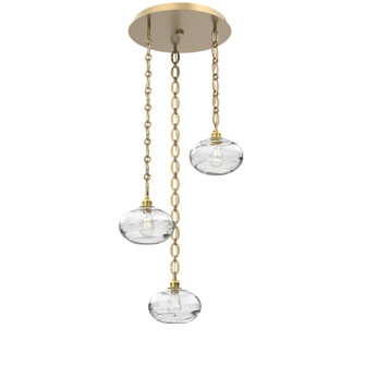 Coppa Round 3pc Multi-Pendant Chain (1289|CNB0036-03-GB-OC-CH2-E2)