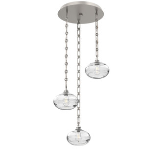 Coppa Round 3pc Multi-Pendant Chain (1289|CNB0036-03-BS-OC-CH3-E2)