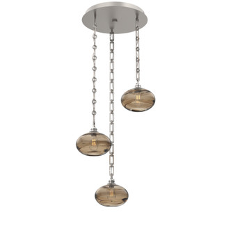 Coppa Round 3pc Multi-Pendant Chain (1289|CNB0036-03-BS-OB-CH3-E2)