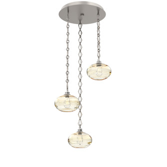 Coppa Round 3pc Multi-Pendant Chain (1289|CNB0036-03-BS-OA-CH1-E2)
