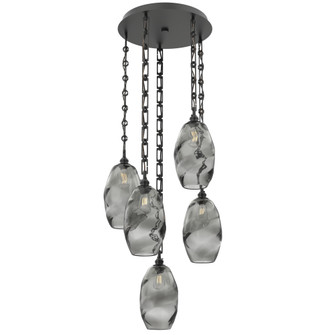 Ellisse Round 5pc Multi-Pendant Chain (1289|CNB0035-05-MB-OS-CH3-E2)