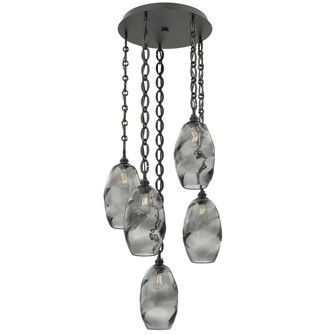 Ellisse Round 5pc Multi-Pendant Chain (1289|CNB0035-05-MB-OS-CH2-E2)