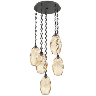 Ellisse Round 5pc Multi-Pendant Chain (1289|CNB0035-05-MB-OA-CH1-E2)