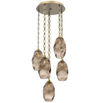 Ellisse Round 5pc Multi-Pendant Chain (1289|CNB0035-05-GB-OB-CH1-E2)