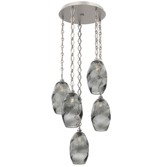 Ellisse Round 5pc Multi-Pendant Chain (1289|CNB0035-05-BS-OS-CH1-E2)