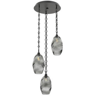 Ellisse Round 3pc Multi-Pendant Chain (1289|CNB0035-03-MB-OS-CH1-E2)