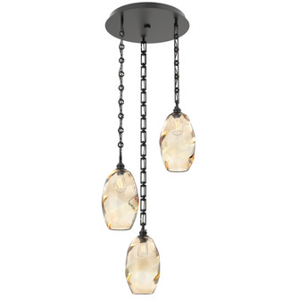 Ellisse Round 3pc Multi-Pendant Chain (1289|CNB0035-03-MB-OA-CH3-E2)