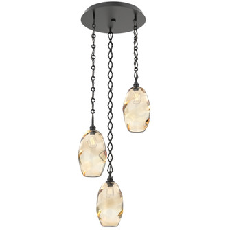 Ellisse Round 3pc Multi-Pendant Chain (1289|CNB0035-03-MB-OA-CH1-E2)