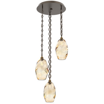 Ellisse Round 3pc Multi-Pendant Chain (1289|CNB0035-03-FB-OA-CH2-E2)
