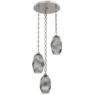 Ellisse Round 3pc Multi-Pendant Chain (1289|CNB0035-03-BS-OS-CH2-E2)