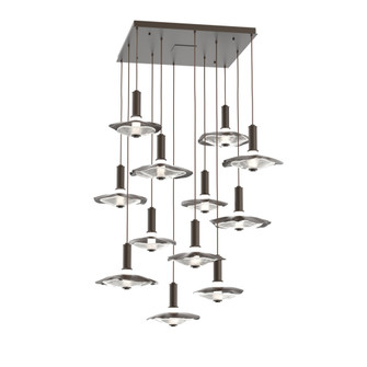 Cumulus Square 12pc Multi-Pendant (1289|CHB0099-12-FB-00-C01-L3-CG)