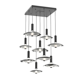 Cumulus Square 9pc Multi-Pendant (1289|CHB0099-09-MB-00-C01-L3-CG)