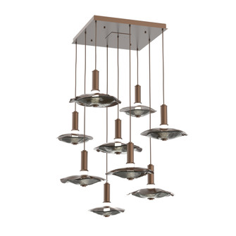 Cumulus Square 9pc Multi-Pendant (1289|CHB0099-09-BB-00-C01-L3-SG)