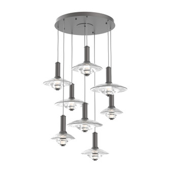 Cirrus Round 8pc Multi-Pendant (1289|CHB0098-08-GP-CG-C01-L3)