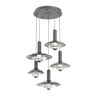 Cirrus Round 5pc Multi-Pendant (1289|CHB0098-05-GP-SG-C01-L3)