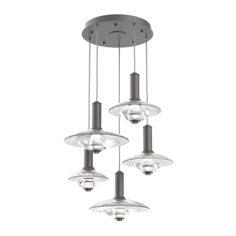Cirrus Round 5pc Multi-Pendant (1289|CHB0098-05-GP-CG-C01-L3)