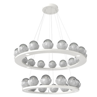 Cabochon Ring - Two-Tier (1289|CHB0093-2B-WI-S-CA1-L3-WM)