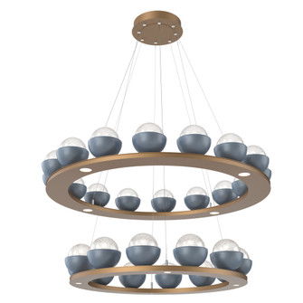 Cabochon Ring - Two-Tier (1289|CHB0093-2B-NB-WL-CA1-L3-BU)