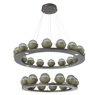 Cabochon Ring - Two-Tier (1289|CHB0093-2B-GP-S-CA1-L3-GE)