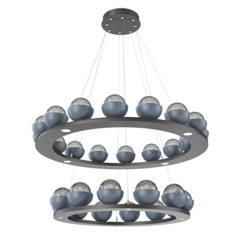 Cabochon Ring - Two-Tier (1289|CHB0093-2B-GP-S-CA1-L3-BU)
