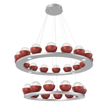 Cabochon Ring - Two-Tier (1289|CHB0093-2B-CS-WL-CA1-L3-RE)