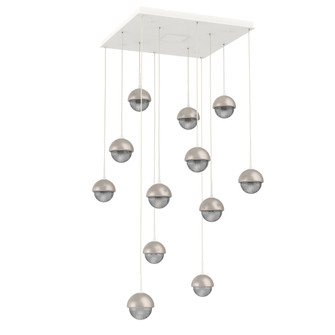 Cabochon Square 12pc Multi-Pendant (1289|CHB0093-12-WI-S-C01-L3-BS)