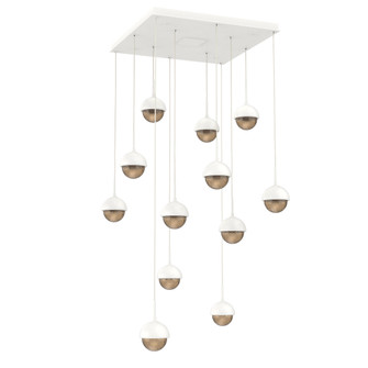 Cabochon Square 12pc Multi-Pendant (1289|CHB0093-12-WI-B-C01-L1-MS)