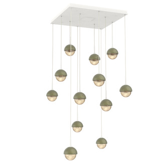 Cabochon Square 12pc Multi-Pendant (1289|CHB0093-12-WI-A-C01-L3-GE)