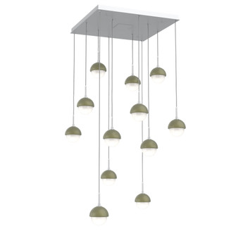 Cabochon Square 12pc Multi-Pendant (1289|CHB0093-12-CS-WL-C01-L3-GE)