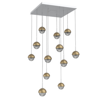 Cabochon Square 12pc Multi-Pendant (1289|CHB0093-12-CS-S-C01-L3-GB)