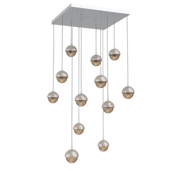 Cabochon Square 12pc Multi-Pendant (1289|CHB0093-12-CS-B-C01-L3-BS)