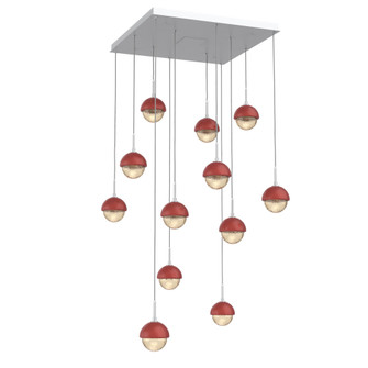 Cabochon Square 12pc Multi-Pendant (1289|CHB0093-12-CS-A-C01-L3-RE)