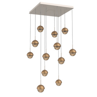 Cabochon Square 12pc Multi-Pendant (1289|CHB0093-12-BS-B-C01-L3-NB)