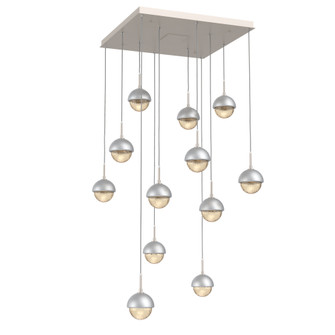 Cabochon Square 12pc Multi-Pendant (1289|CHB0093-12-BS-A-C01-L1-CS)